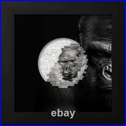 2025 Cook Islands Reconstruction Gorilla 2 oz Silver High Relief Proof Coin 2025 Cook Islands Reconstruction Gorilla 2 oz Silver High Relief Proof Coin