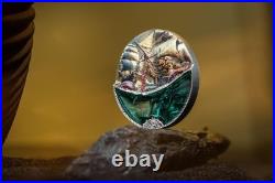 2025 Cook Islands Underwater Fantasy Sea Monster 3 oz Silver Colorized Coin 2025 Cook Islands Underwater Fantasy Sea Monster 3 oz Silver Colorized Coin
