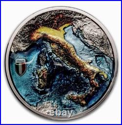 2025 REPUBBLICA ITALIANA 2 Oz Silver Coin 10$ Cook Islands