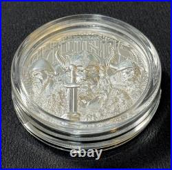 2026 1 Oz. 9999 Silver $5 Cook Islands Proof Legends Savage Vikings Coin UHR