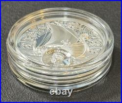 2026 1 Oz. 9999 Silver $5 Cook Islands Proof Legends Savage Vikings Coin UHR
