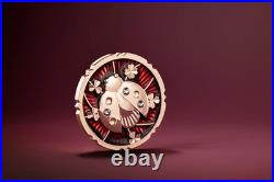 2026 Cook Islands Evergreen Ladybug 1 oz Silver Rose Gilded Coin
