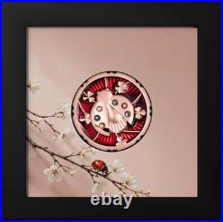 2026 Cook Islands Evergreen Ladybug 1 oz Silver Rose Gilded Coin