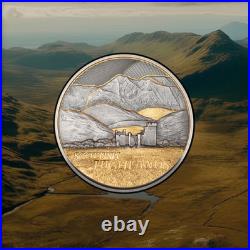 2026 Cook Islands Golden Landscapes Scottish Highland 2 oz Silver Coin