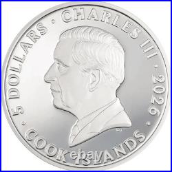 2026 Cook Islands Seven Deadly Sins Envy 1 oz Silver Colorized Proof Coin