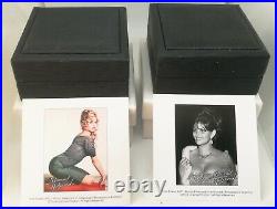 2 Silver coins Cook Islands $5 2013 Claudia Cardinale & Brigitte Bardot Scarce