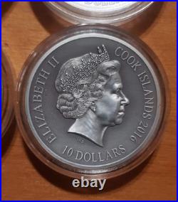 2 oz. Fine Silver 6-Coin Collection Norse Gods 2015/2016