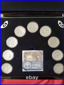 2 oz. Fine Silver 9-Coin Set Norse Gods (Cook Islands)