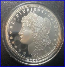 3 Troy Oz. 999 Silver Bullion, Cook Islands, $20 Dollar,’64 Morgan Dollar Coin