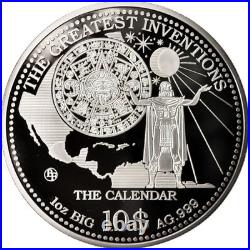 #49417 Coin, Cook Islands, The Calendar, 10 Dollars, 2014, MS, Silver, KM, Ne