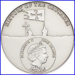 4th. Crusade Dandolo Of Venice Silver Coin 5$ Cook Islands 2010