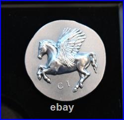 5 Dollar Pegasos Pegasus Ultra High Relief Cook Islands 1 oz Silver 2022