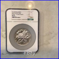 7 Summits Mt. Denali 2016 Cook Ultra High Relief 5 Oz Silver Coin Ngc Ms 70