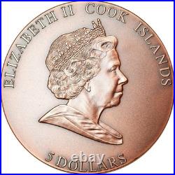 #853015 Coin, Cook Islands, Elizabeth II, 5 Dollars, 2009, Franklin Mint, MS