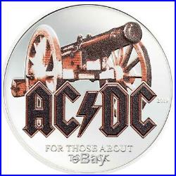 AC/DC FOR THOSE ABOUT TO ROCK 2019 Cook Islands 1/2oz proof silver coin
