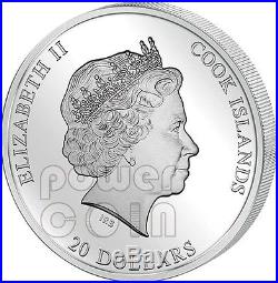 ADORATION OF KINGS Niccolo Bambini 3 Oz Silver Coin 20$ Cook Islands 2013