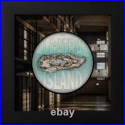 ALCATRAZ ISLAND 3 Oz Silver Coin $20 Cook Islands 2023