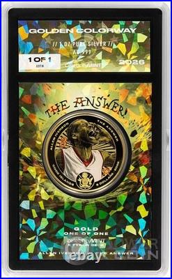 ALLEN IVERSON Blind Box 1 Oz Silver Coin 5$ Cook Islands 2026