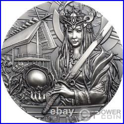 AMATERASU Gods Of The World 3 Oz Silver Coin $20 Cook Islands 2021