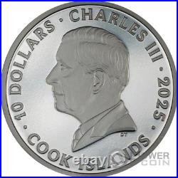ANCHOR ROUGH STORMS Journey 2 Oz Silver Coin 10$ Cook Islands 2025