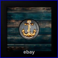 ANCHOR ROUGH STORMS Journey 2 Oz Silver Coin 10$ Cook Islands 2025