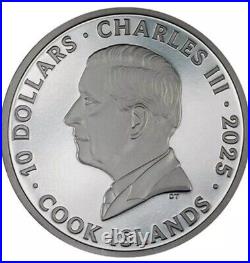 ANCHOR ROUGH STORMS Journey 2 Oz Silver Coin 10$ Cook Islands 2025 ANCHOR ROUGH STORMS Journey 2 Oz Silver Coin 10$ Cook Islands 2025