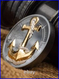 ANCHOR ROUGH STORMS Journey 2 Oz Silver Coin 10$ Cook Islands 2025