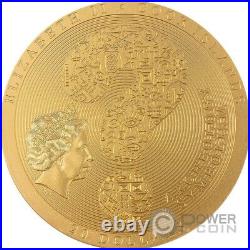ANTIKYTHERA MECHANISM Gilded Antiqued 3 Oz Silver Coin 20$ Cook Islands 2023