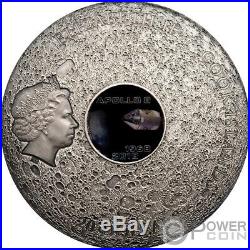APOLLO 8 Moon Meteorites 3 Oz Silver Coin 20$ Cook Islands 2018