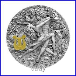 APOLLO God series 2$ silver coin 2Oz. 999 fine silver Niue Island 2020