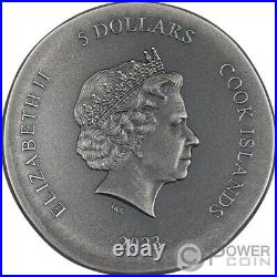 ARETHUSA 1 Oz Silver Coin 5$ Cook Islands 2023