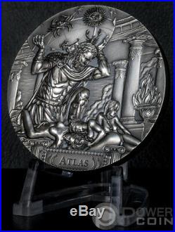 ATLAS Titans 3 Oz Silver Coin 20$ Cook Islands 2019