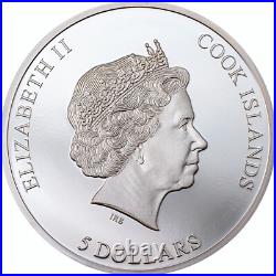 Aba panu meteorite 1 oz silver coin Cook Islands 2022