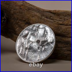 Aba panu meteorite 1 oz silver coin Cook Islands 2022