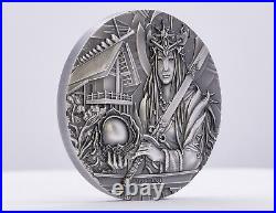Amaterasu Gods Of The World 3 Oz 20 Dollars Cook Islands 2021 Silver Coin
