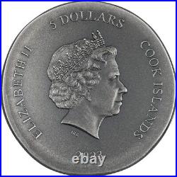 Arethusa Silver 2023 $5 1 oz Silver Coin Cooks Island CIT