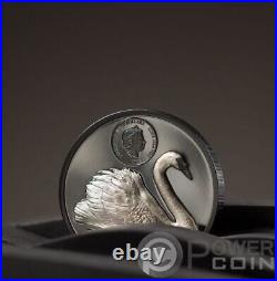 BLACK SWAN 2 Oz Silver Coin 10$ Cook Islands 2023