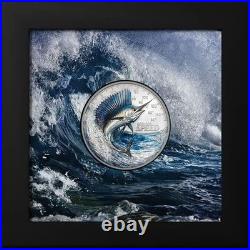 BORN FOR SPEED Sailfish 1 Oz Silver Coin 5$ Cook Islands 2027