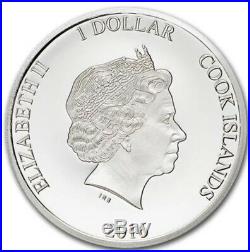 BREXIT COIN Münze Silver Proof June 23 2016 Cook Islands Silber Polierte Platte