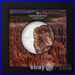 BRYCE CANYON Topography 5 Oz Silver Coin 25$ Cook Islands 2026