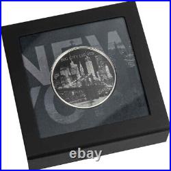 Big City Light New York Silver 2022 $5 1 Oz Pure Silver Coin Cook Islands Cit
