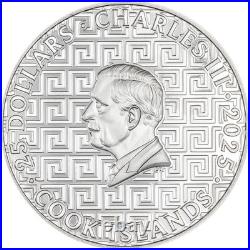 Bucket List Machu Picchu 2025 $25 5oz Silver Proof Coin Cook Islands CIT