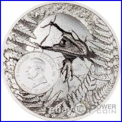 CARCHARODONTOSAURUS Jurassic Relics 1 Oz Silver Coin 5$ Cook Islands 2026