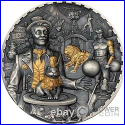 CARNIVAL Steampunk 3 Oz Silver Coin 20$ Cook Islands 2024