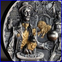 CARNIVAL Steampunk 3 Oz Silver Coin 20$ Cook Islands 2024