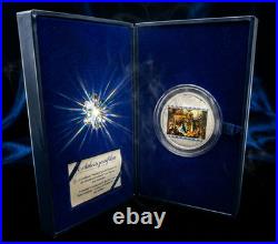 CHARLES LE BRUN MoA Adoration Shepherds 3 Oz Silver Coin 20$ Cook Islands 2011