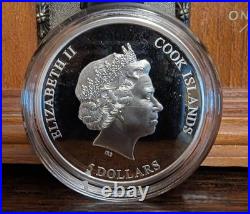 CIRCLES OF LIFE Nature 1 Oz Silver Coin $5 Cook Islands 2022