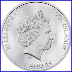 CIRCLES OF LIFE Nature 1 Oz Silver Coin $5 Cook Islands 2022 CIRCLES OF LIFE Nature 1 Oz Silver Coin $5 Cook Islands 2022