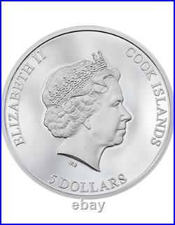 CIRCLES OF LIFE Nature 1 Oz Silver Coin 5$ Cook Islands 2022