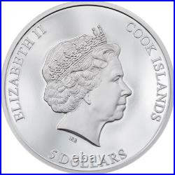 CIRCLES OF LIFE Nature 1 Oz Silver Coin 5$ Cook Islands 2022